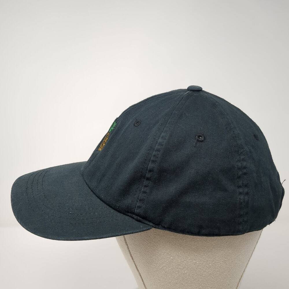 Pineapple Slideback Hat Solid Black One Size Adju… - image 3